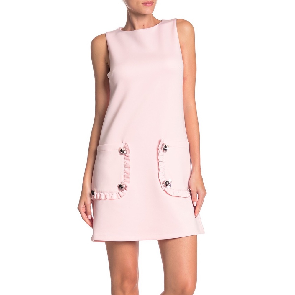 Betsey Johnson Pocket Techno Mini Dress